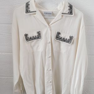 Vintage Embroidered Blouse